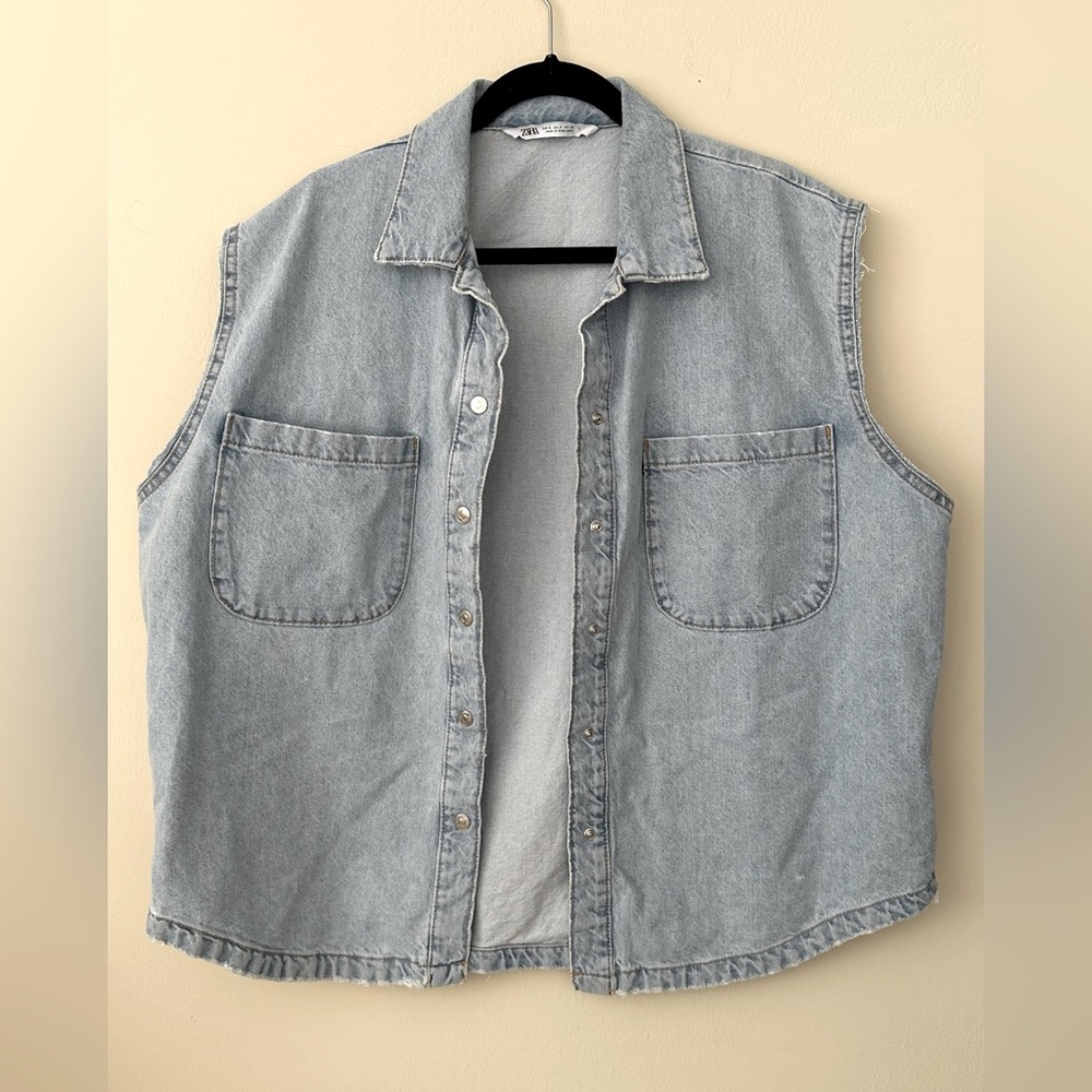 Zara oversized vest size small